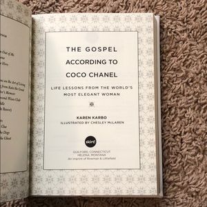 The Gospel According To Coco Chanel Book - 